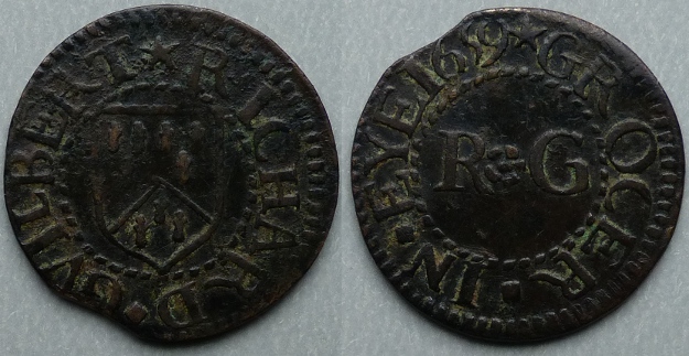 Eye, Richard Guilbert 1659 farthing